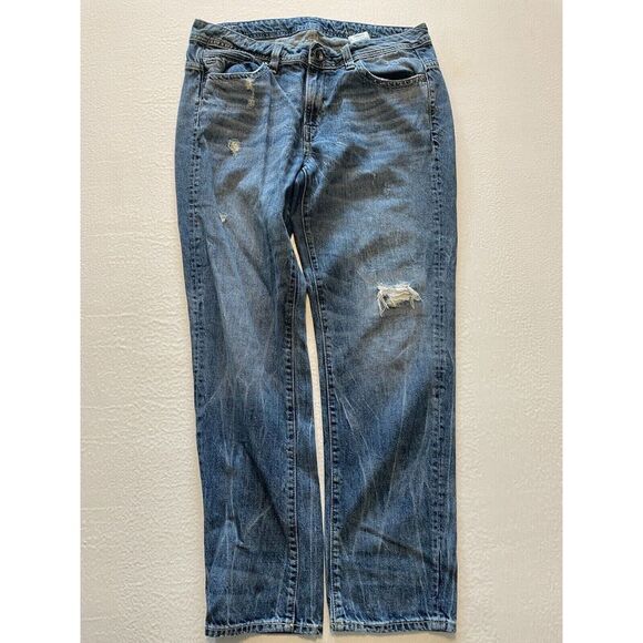 G-Star Raw SZ 31 Buckle Back MIDGE‎ Saddle Boyfriend Tapered Distressed Jeans - Picture 1 of 9